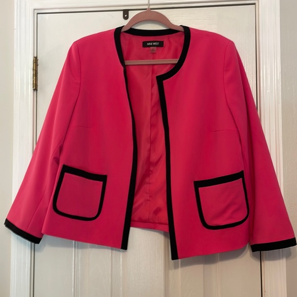 Nine West Hot Pink Blazer